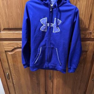 Unisex Ladies/Men Under Armour Purple‎ Hoodie Size SM